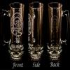 Clan MacBeth Scottish Crest Beer Stein Set  27oz  Set of 4  Personalized Engraved Glassware view 3
