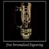 Clan MacDonald Scottish Crest 26oz Glass Stein Set of 4  Personalized Heraldic Engraving view 2