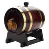 5L Oak Aging Barrels Whiskey Barrel Dispenser Wine Bucket No Leak for Storage Wine & Spirits & Whisky (with baked oak chips) view 1