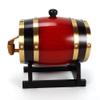 5L Oak Aging Barrels Whiskey Barrel Dispenser Wine Bucket for Storage Wine & Spirits & Whisky Wine (with baked oak chips) view 1