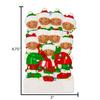 3D African American Tangled Lights Family of 9 Ornament 2025 Personalized Family Christmas Ornaments 2025 Black String Personalized Tree Ornaments for Grandchildren Siblings Grandkids of Nine Ornament view 3