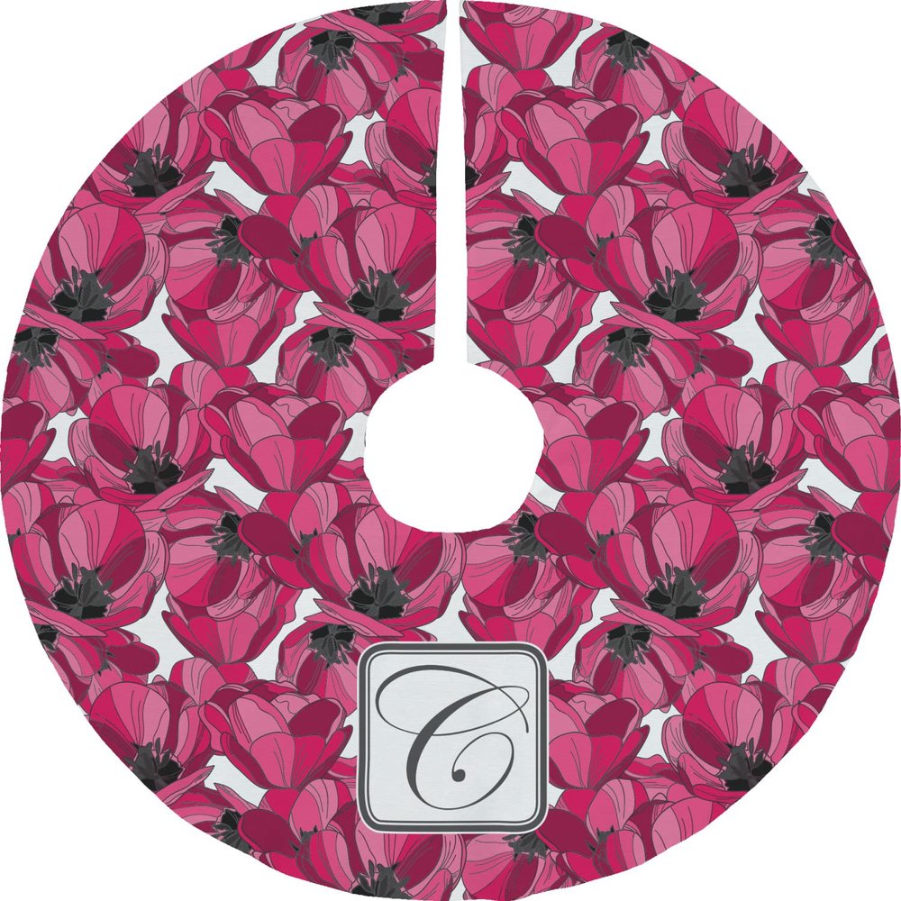 YouCustomizeIt Personalized Tulips Tree Skirt