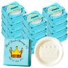 AIXIANG 24 Pack Handmade Prince Blue Crown Style Soap Favors for Baby Shower Favors Keepsakes Baby Birthday Decorations for Boy view 1