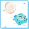 AIXIANG 24 Pack Handmade Prince Blue Crown Style Soap Favors for Baby Shower Favors Keepsakes Baby Birthday Decorations for Boy view 2