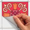 Adhesive Tile Stickers Cement Tile Stickers Wall Decoration Tile Stickers for Bathroom and Kitchen Adhesive Cement Wall Tiles 10 x 10 cm 24 Pieces view 4