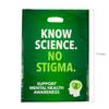 12 1/2" x 17" Bulk 50 Pc. Mental Health Awareness Plastic Goody Bags, Know Science No Stigma view 2