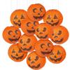 Fun Express - JacK-O'-Lantern Paper Lanterns (dz) for Halloween - Party Decor - Hanging Decor - Lanterns - Halloween - 12 Pieces view 1