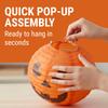 Fun Express - JacK-O'-Lantern Paper Lanterns (dz) for Halloween - Party Decor - Hanging Decor - Lanterns - Halloween - 12 Pieces view 3
