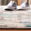 SAFAVIEH Area Rug 8x10 - Madison Collection - Large - Grey & Blue, Boho Abstract Distressed Design, Non-Shedding & Easy Cleaning, Ideal for Living Room, Bedroom, Office, Dining Space (MAD425E) view 4