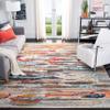 SAFAVIEH Area Rug 8x10 - Madison Collection - Large - Ivory & Multi, Boho Abstract Distressed Design, Non-Shedding & Easy Cleaning, Ideal for Living Room, Bedroom, Office, Dining Space (MAD419C) view 1