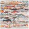 SAFAVIEH Area Rug 8x10 - Madison Collection - Large - Ivory & Multi, Boho Abstract Distressed Design, Non-Shedding & Easy Cleaning, Ideal for Living Room, Bedroom, Office, Dining Space (MAD419C) view 2