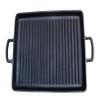 Asahi H-250 Square Grill Wave Black Length 9.8 x Width 11.4 inches (25 x 29 cm) view 1