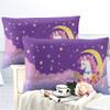 LanS Beautiful Animal Unicorn Duvet Cover Bedding Set,Duvet Cover and Pillowcase, 3 Piece Set Bedding (Duvet Cover + 2 Pillowcases) Twin Full Queen King Duvet Cover (O,Single-135x210cm) view 3