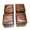 Bed Lifter Bed Riser Furniture Lifter for Caster Wheels (Stained Finish, 1-Inch Lift+Felt Bottom) view 3