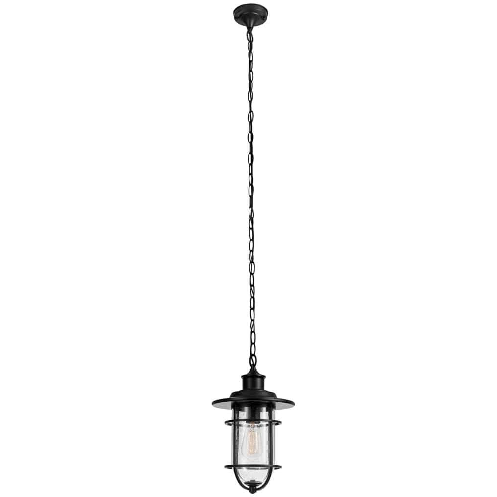 Globe Electric Vintage Turner Black 1 Lights Pendant Light