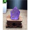 StoneStory Natural Amethyst Healing Quartz Crystal Wand Raw Gemstones with Stand for Balancing Spiritual Gift Office Table Home Decoration (Amethyst A) view 3