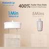 Waterdrop PT-04B Water Filter Pitcher, 10-Cup Capacity, NSF Certified, 200-Gallon Long-Life Filter, 5X Longer Filter Life, Reduces PFOA/PFOS and Chlorine, BPA-Free, Sturdy Wooden Handle, Blue view 3