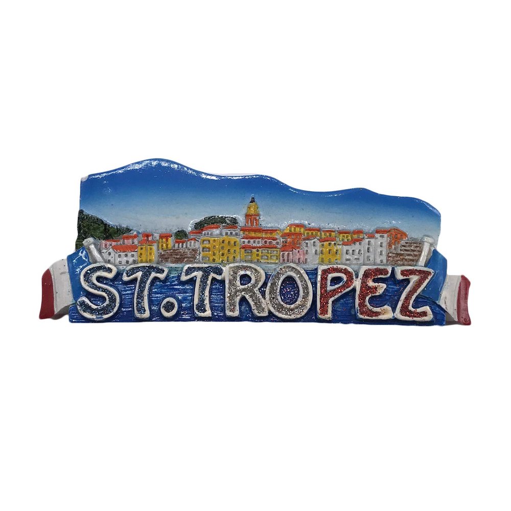 3D St.Tropez Provence France Refrigerator Fridge Magnet Tourist Souvenirs Handmade Resin Craft Magnetic Stickers Home Kitchen Decoration Travel Gift