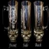 Clan Lindsay Scottish Crest 27oz Stein Set of 4 - Personalized Heraldic Engraving view 2