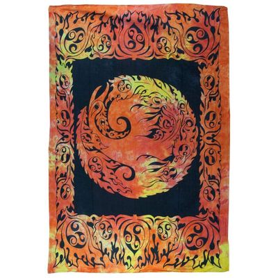Old Glory Celtic Phoenix Fire Full Tapestry