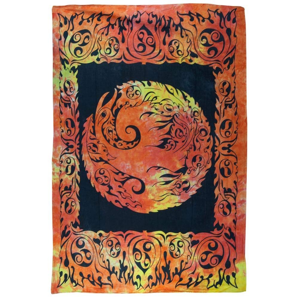 Old Glory Celtic Phoenix Fire Full Tapestry