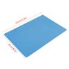 Heat Insulation Silicone Pad, Anti Static Non Slip Work Surface Protection for Phone Repair Electronics Bench Blue 31 x 21 cm 1 Pack 500 Degree Heat view 2