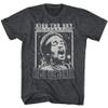 Jimi Hendrix 1960's Psychedelic Musical Icon 1984 Kiss The Sky Album T-Shirt Tee Black view 1