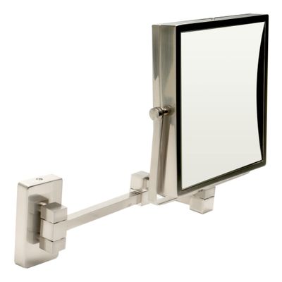 ALFI brand ABM8WS-BN Mirror, Brushed Nickel, 17.125"L x 8"W x 8"H