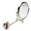 ALFI brand ABM8WR-BN 8" Round Wall Mounted 5x Magnify Cosmetic Mirror view 1