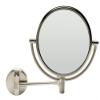 ALFI brand ABM8WR-BN 8" Round Wall Mounted 5x Magnify Cosmetic Mirror view 2