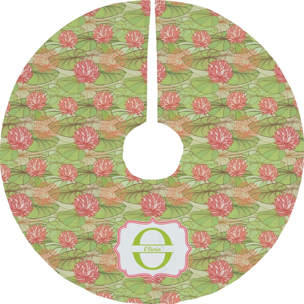 YouCustomizeIt Personalized Lily Pads Tree Skirt