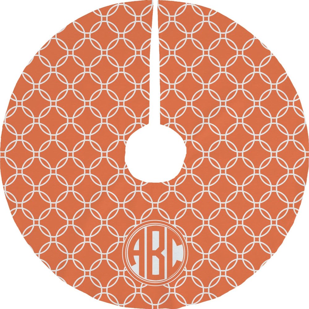 YouCustomizeIt Personalized Linked Circles Tree Skirt