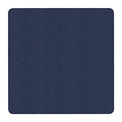 Flagship Carpet Amerisoft School Classroom Square Rug, Navy - 6' x 6'