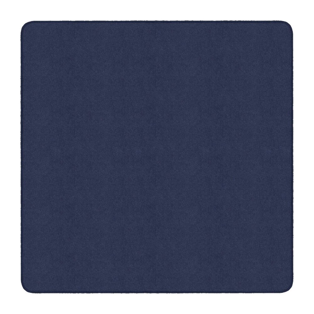 Flagship Carpet Amerisoft School Classroom Square Rug, Navy - 6' x 6'