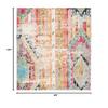 SAFAVIEH Area Rug 8x10 - Madison Collection - Large - Blue & Orange, Boho Chic Tribal Distressed Design, Non-Shedding & Easy Cleaning, Ideal for Living Room, Bedroom, Office, Dining Space (MAD422F) view 2