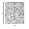 SAFAVIEH Area Rug 8x10 - Madison Collection - Large - Cream & Silver, Boho Chic Glam Paisley Design, Non-Shedding & Easy Cleaning, Ideal for Living Room, Bedroom, Office, Dining Space (MAD600D) view 2