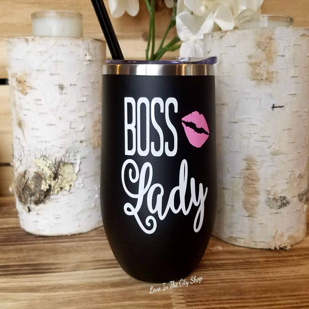 Bridesmaid Tumbler - a fun bridal party gift for the best bridesmaids. A fully custom wedding tumbler or wine tumbler.