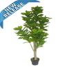 AMERIQUE Fee 6' Gorgeous & Dense Fiddle Leaf Fig Tree Artificial Silk Plant with UV Protection, with Nursery Plastic Pot, Feel Real Technology, Super Quality, 6 Feet, Green - AMLV8253A6 view 1