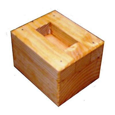 Steve's Gift Shoppe Bed Lifter Bed Riser Furniture Lifter for Caster Wheels (Natural Finish, 2-Inch Lift+Felt Bottom)