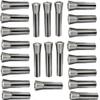 MH GLOBAL Set of 23 Pcs High Grade and Precision Ground R8 Collet Size 1/16 to 3/4 inch view 1