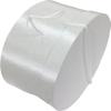 Sarah's Hat Boxes Classic White Hat Box  16.75" x 8.5" (Dia. x Ht.) Handmade in USA  Odorless Non-Toxic Adhesive, Cording Handle  Premium Storage for Hats & Accessories view 2
