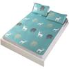 Fdit Cooling Mattresses 3D Printing Foldable Cooling Summer Sleeping Mat Ice Silk Cover with Pillow Set for Home Bedroom(Twin XL) view 1