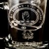 Lamont Scottish Clan Crest 26oz Beer Stein Set of 4  Personalized Heraldic Engraving view 2