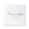 Personalized Wedding Guest Book, Wedding Photo Album or Signature Book Handmade with Names & Date - Hardcover (10x8 inches) view 1
