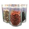 100Pcs Stand Up Holographic Iridescent Smell Proof Bags Resealable Mylar Bags Clear Front With Aluminum Foil Back Food Storage Ziplock Bags, 4.33" x 6.3 view 1