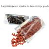 100Pcs Stand Up Holographic Iridescent Smell Proof Bags Resealable Mylar Bags Clear Front With Aluminum Foil Back Food Storage Ziplock Bags, 4.33" x 6.3 view 4