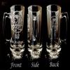 Clan MacGregor Scottish Crest 27oz Stein Set of 4 With Engraved Personalization view 3