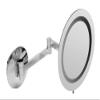 ALFI brand ABM9WLED-PC Polished Chrome Wall Mount Round 9" 5x Magnifying Cosmetic Mirror with Light view 1