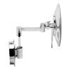 ALFI brand ABM9WLED-PC Polished Chrome Wall Mount Round 9" 5x Magnifying Cosmetic Mirror with Light view 2