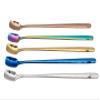 Duffire Nordic Stirring Spoon Golden Coffee Spoon Stainless Steel Long Handle Dessert Spoon Cocktail Tip 5PCS view 4